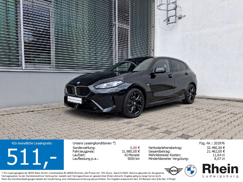 BMW 118d Lim M Sportpaket LED Navi DrivAs ParkAs SHZ