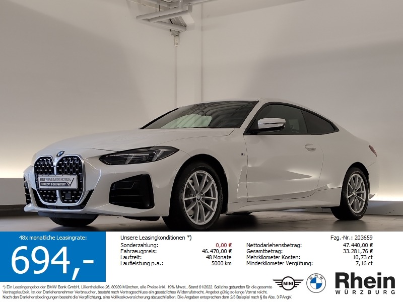 BMW 420d xDrive Coup M Sportpaket DAB/SHZ/Lordose