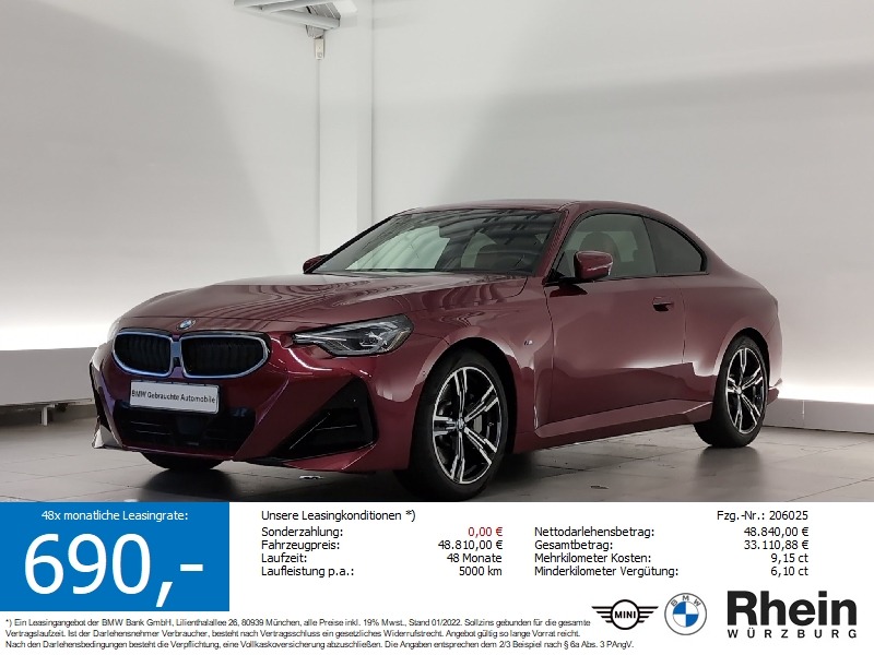 BMW 230i Coup M Sportpaket H&K/LKH/Ambiente/Lordose