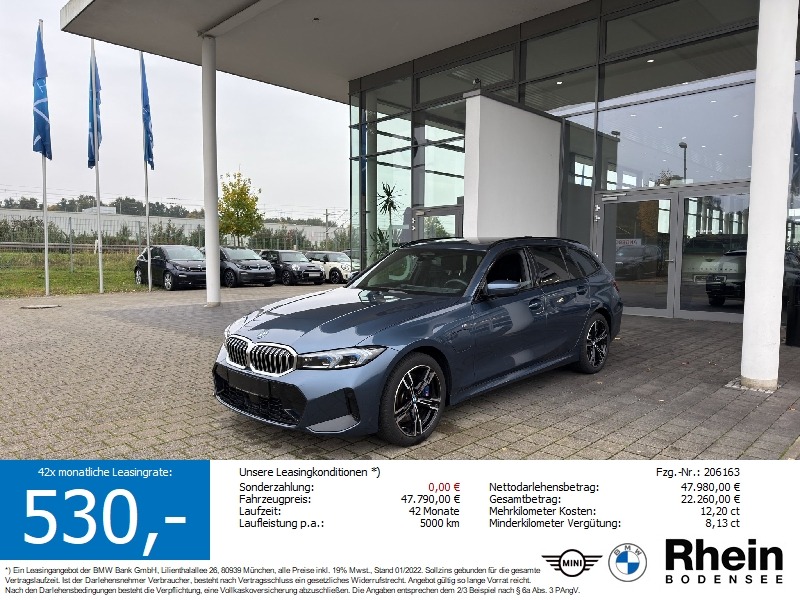 BMW 330e Touring M Sport AHK ACC 360 Hifi Panoramad