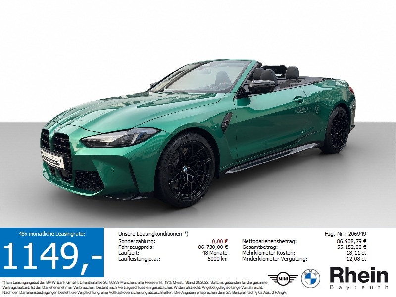 BMW M4 Cabrio M xDrive Competition TOP AUSSTATTUNG
