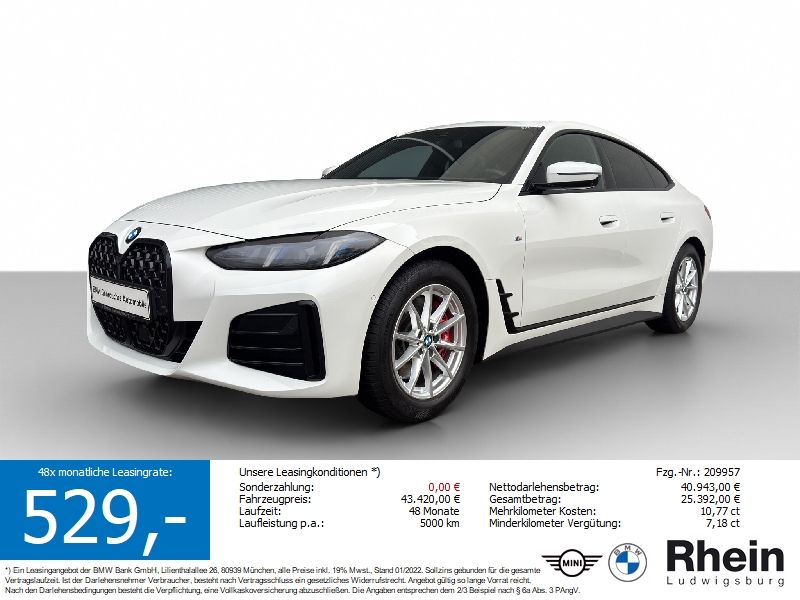 BMW 420i Gran Coup M Sport Pro LED DrivAs  ParkAs+