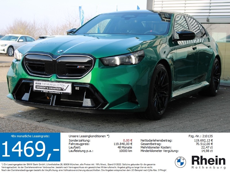 BMW M5 xDrive Limo Pano Bowers ACC 360 Cam Mem