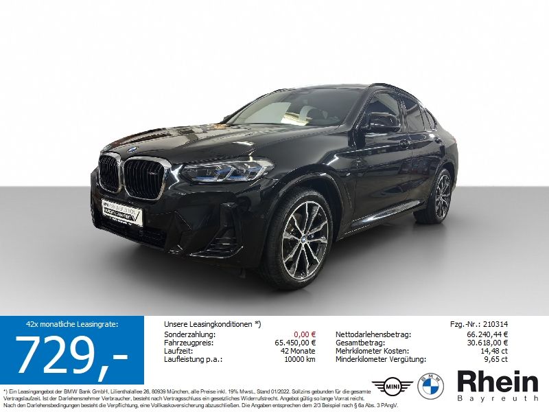 BMW X4 M40d Navi Laser Standheizung HUD AHK Hifi ACC
