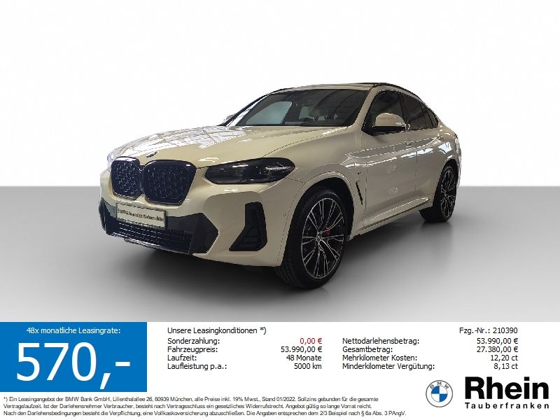 BMW X4 xDrive20d M Sportpaket Harman AHK SHZ v+h