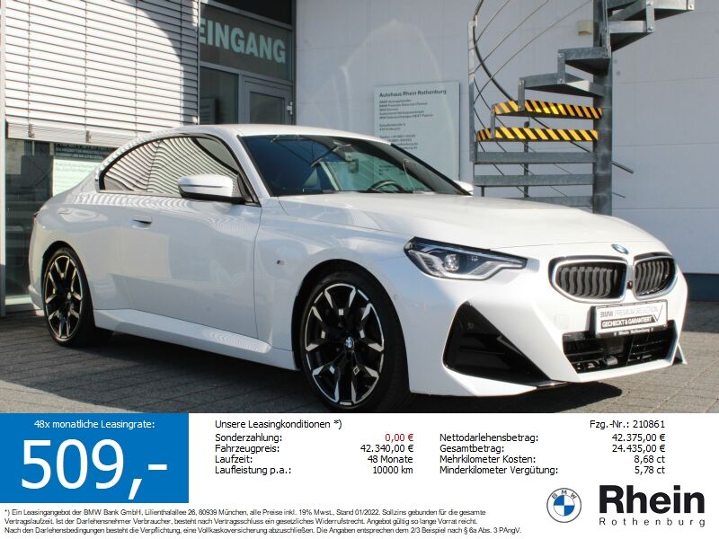 BMW 220i Coup M Sport HeadUp Inno Kamera ACC AdLE