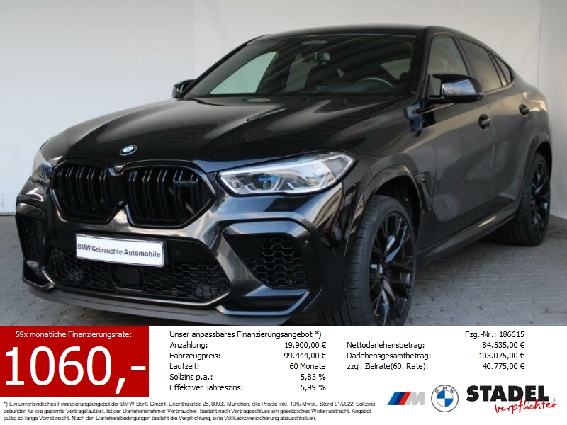 BMW X6 M Competition MDrivers P Laser.ACC.360.Pano