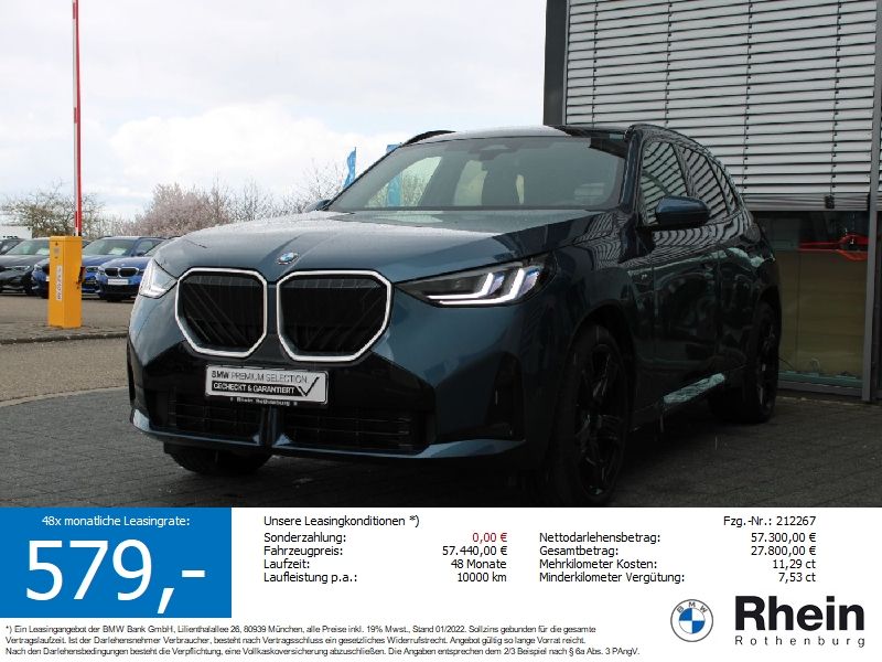 BMW X3 20d xDrive M Sport Standhzg Pano AHK DAP HUK