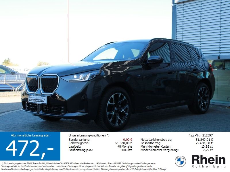 BMW X3 20d xDrive M Sport Pano AHK Memory 360 Cam