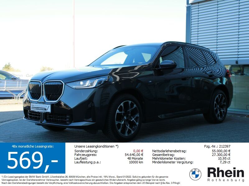 BMW X3 20d xDrive M Sport Pano AHK Memory 360 Cam