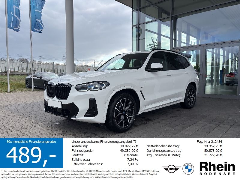 BMW X3 xDrive20d M Sport HUD Laser AHK Panorama ACC