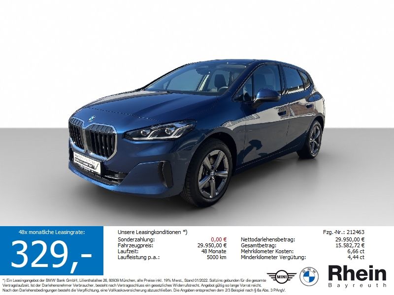 BMW 220i Active Tourer Navi AdapLED AHK Komfortzug.