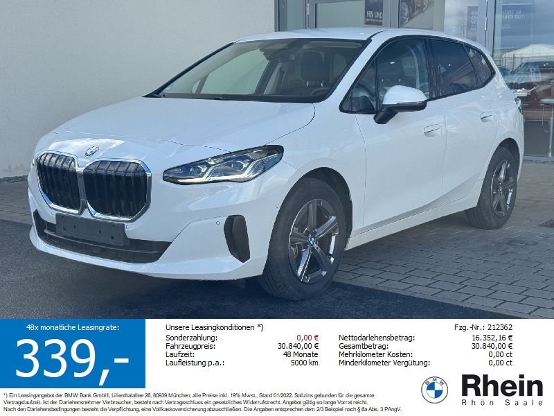 BMW 220i Active Tourer LED.Komfort.ParkA.SSGL.AHK.