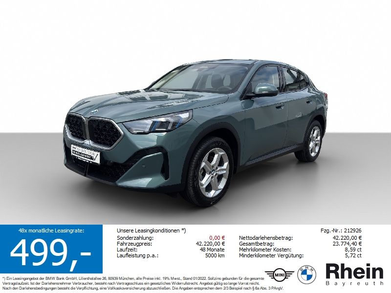 BMW X2 xDrive20d Navi AdapLED ACC HUD Park+ Komfortz