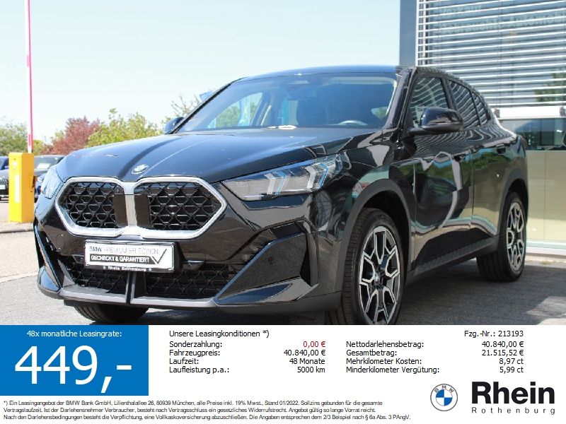 BMW X2 xDrive20d HeadUp AHK Navi LED Kamera Iconic