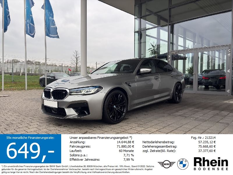 BMW M5 Limousine Sitzklima ACC 360 Laser Komfortzu.