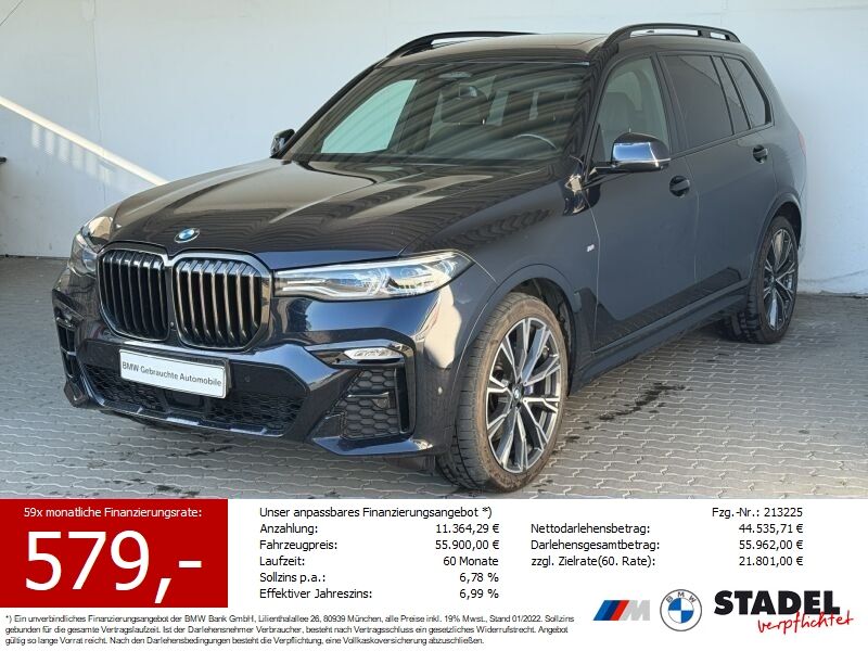 BMW X7 xDrive40d M Sport Navi.Laser.Standhz.6-Sitzer