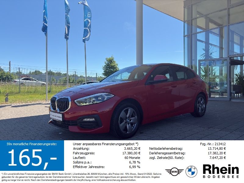 BMW 118d Advantage ACC HeadUp Hifi Komfortzugang SH