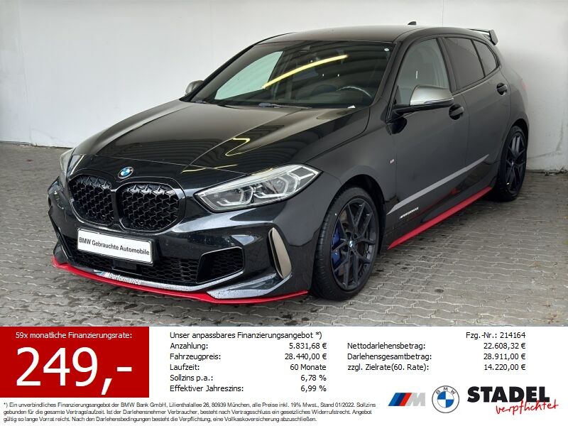 BMW M135i xDrive Navi.LED.HuD.DriveAs.HiFi.KomfZg