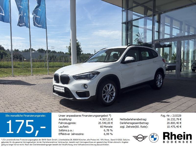 BMW X1 sDrive 18i R&uuml;ckfahrkamera PDC LED Sitzheizung