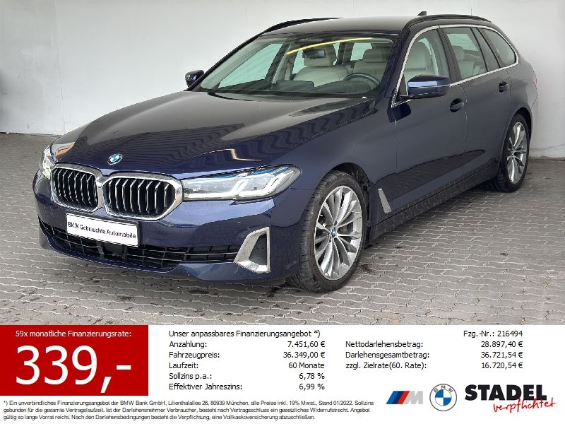 BMW 530d xDr Tour. LuxuryLine Navi.Laser.HuD.AHK.ACC