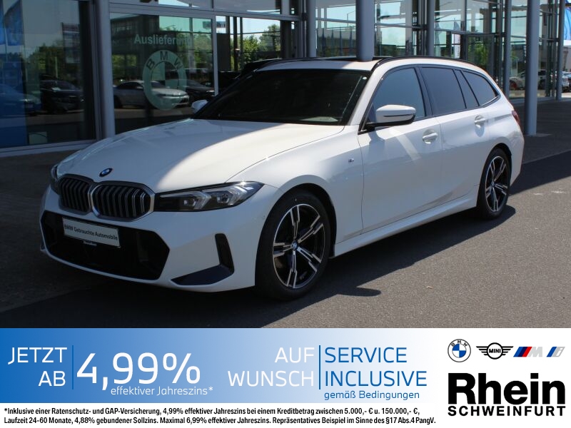 BMW 318d Tour. M Sport Panoramadach. Lordose. DAB