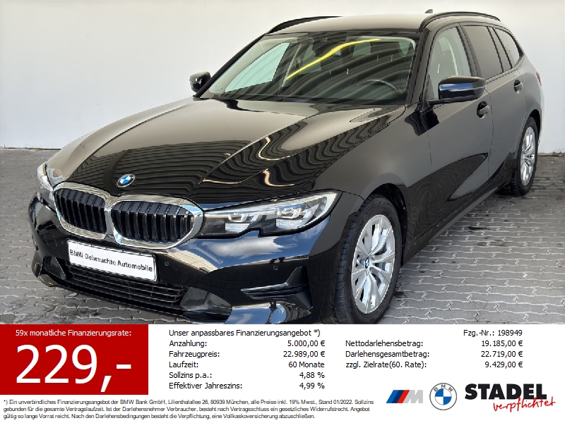 BMW 318dA Tour. Advantage Navi.LED.HiFi.AHK.PDCvo+hi