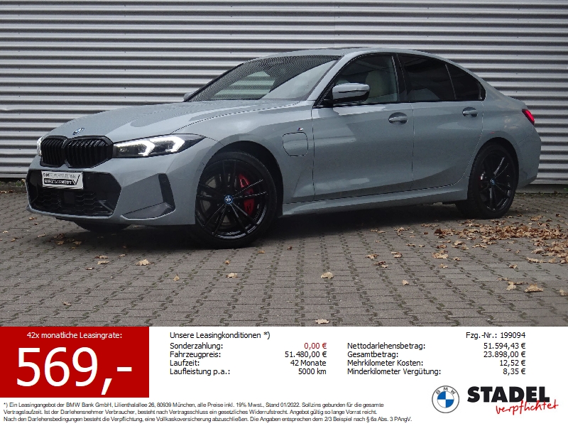 BMW 330e xDrive Lim. M Sport Pro ACC Kamera HiFi HuD