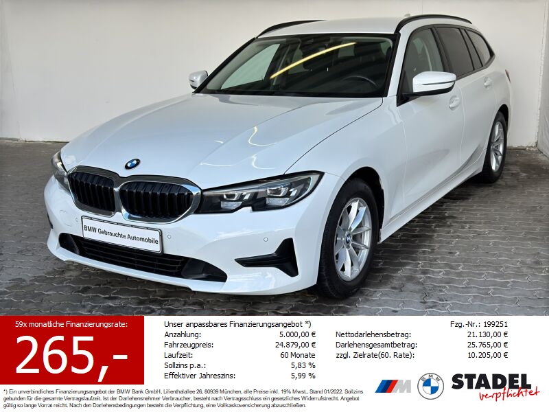BMW 318dA Tour. Advantage Navi.LED.HiFi.PDCvo+hi.WLA