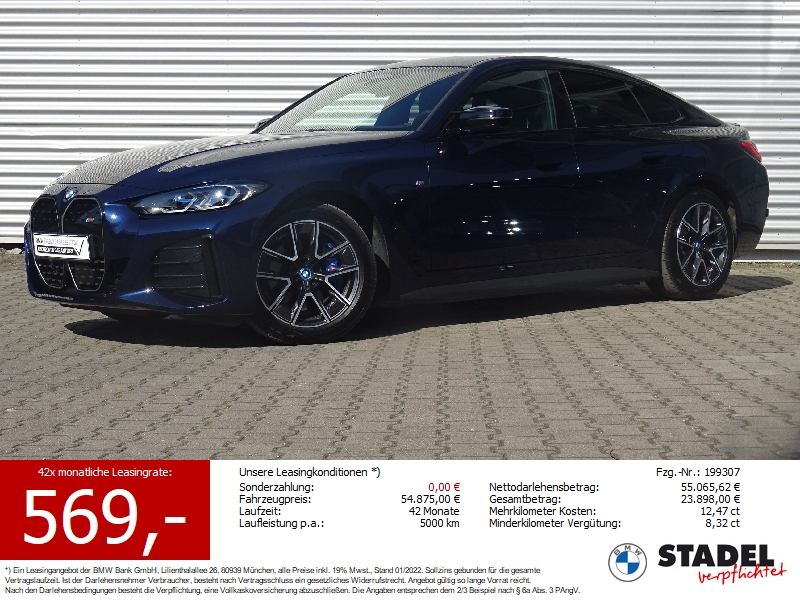 BMW i4 M50 Laser HiFi-h/k HuD 360 DriveAssistPro SH