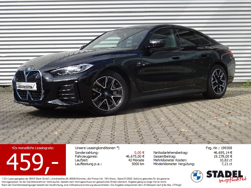 BMW i4 eDrive40 M Sport HuD HiFi Drive/Parkassist SH