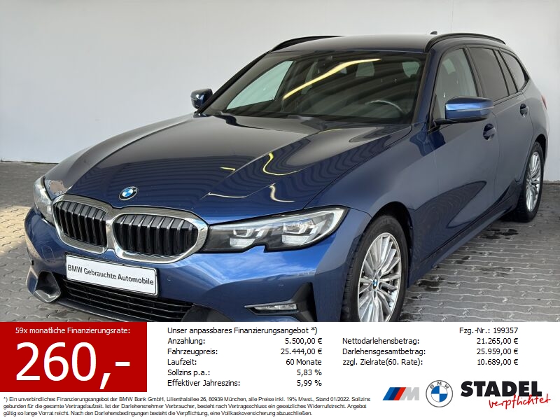 BMW 318d Tour. Sport Line Navi.LED.AHK.RüKam.M-LR