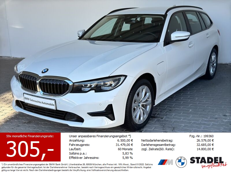 BMW 330e Tour. Advantage Navi.LED.AHK.Sport-LR.DAB