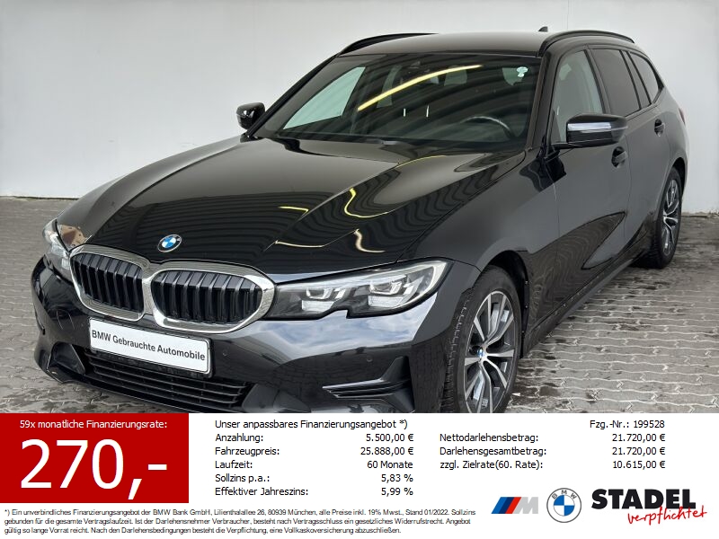 BMW 318dA Tour. Advantage Navi.LED.DriveAs.AHK.RüKam