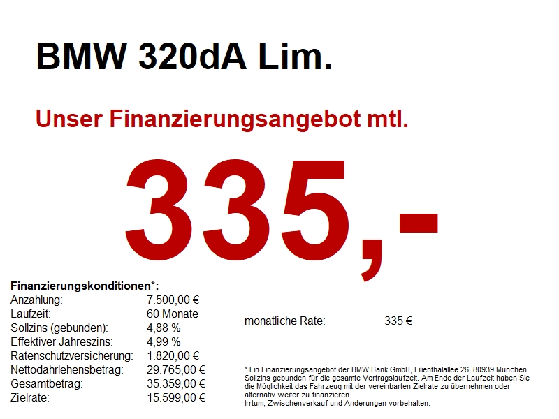 BMW 320dA Lim. M Sport Navi.LED.DriveAs.RüKam.HiFi