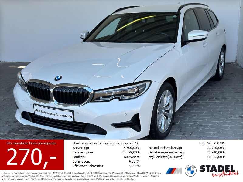 BMW 318dATour. Advantage LED.Navi.DriveAs.AHK.RüKam