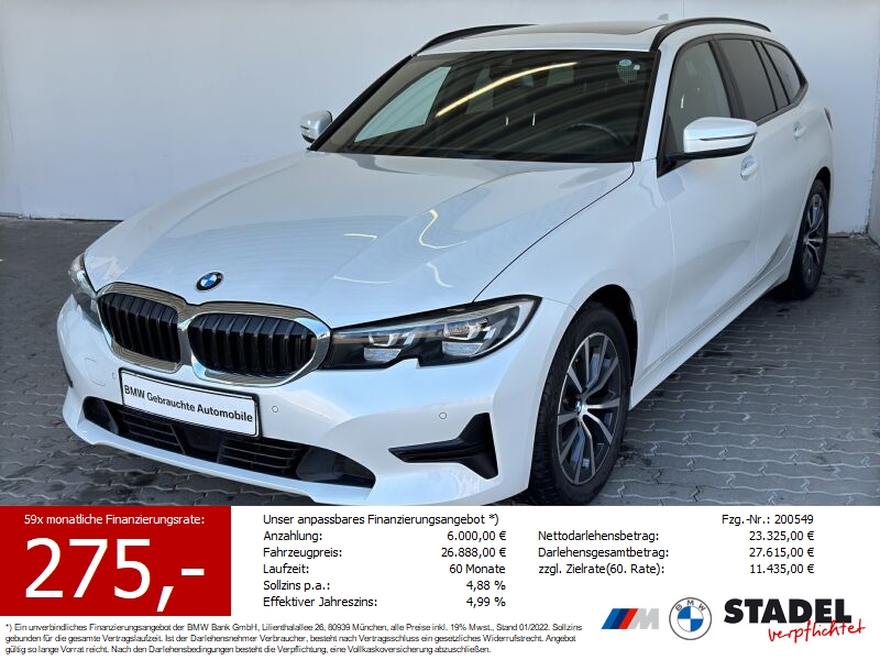 BMW 318dA Tour. Advantage Navi.LED.ACC.Pano.HiFi.DAB