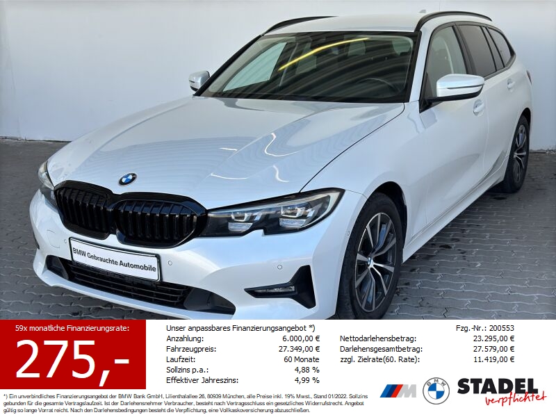 BMW 318dA Tour. Advantage Navi.LED.AHK.DriveAs.RüKam