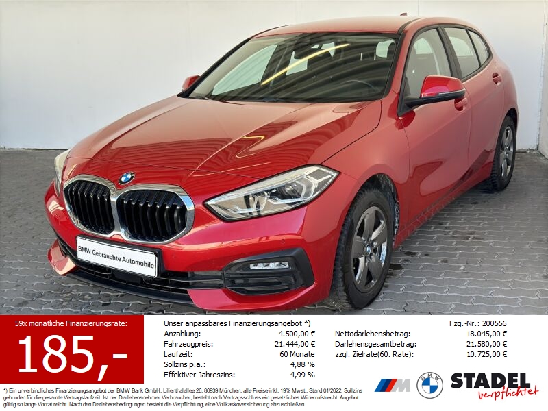 BMW 118iA Advantage Navi.LED.WLAN.Sport-LR.Sitzheiz