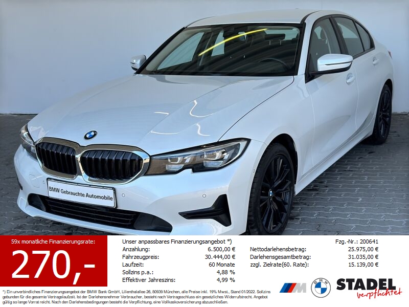 BMW 320iA Lim. Advantage LED.Navi.DriveAs.RüKam.HiFi