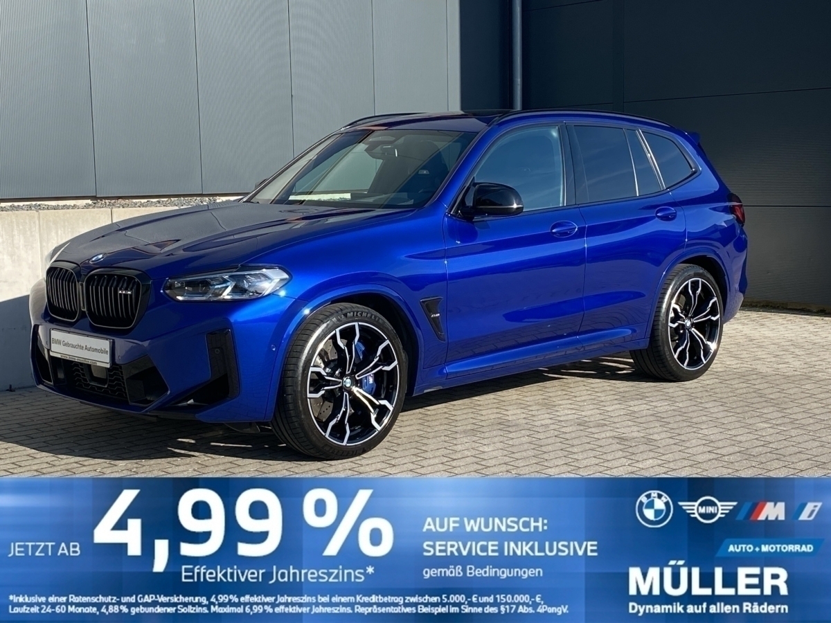 BMW X3 M AHK/LASER/Vmax/HUD/PANO/AKUSTIK/CAM