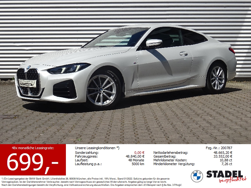 BMW 420d xDrive Coup M Sport FACELIFT ACC 360 HiFi