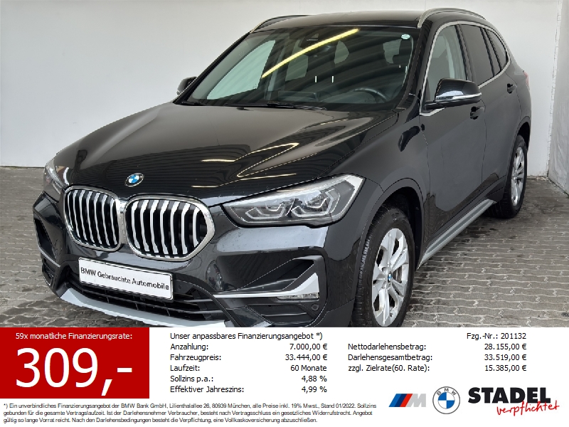 BMW X1 xDr20dA xLine Navi.LED.DriveAs.Memory.ParkAs