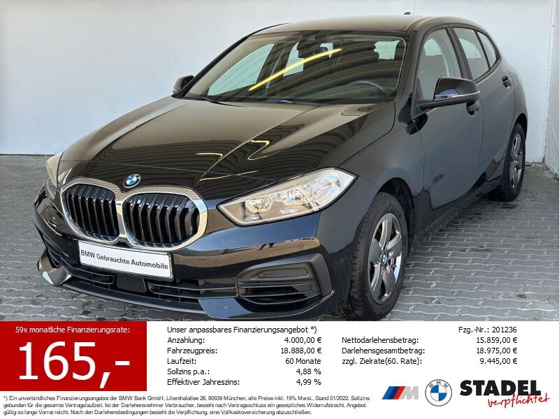 BMW 116i LED.PDCvo+hi.Sitzheizung.DAB.MuFuLenkrad