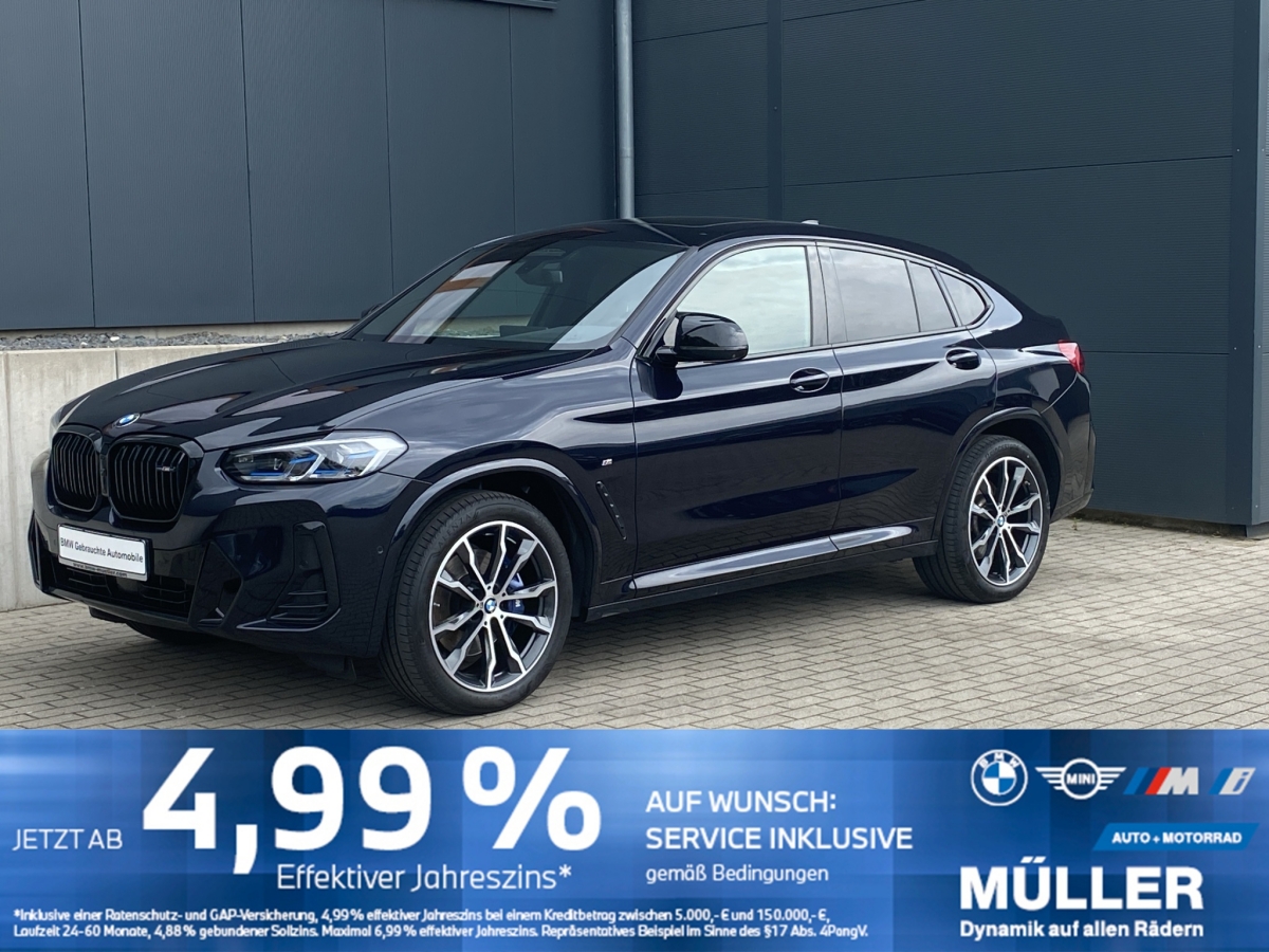 BMW X4 M40d AHK/SHZ/LASER/HUD/hk/PANO/AKUSTIK/360