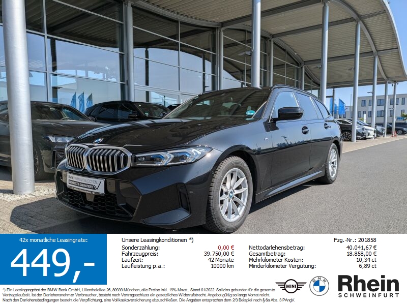 BMW 320d Touring M Sport Akustikverglasung. Teillede