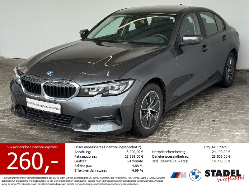 BMW 318d Lim. Advantage Navi.LED.ACC.PDCvo+hi.Sitzhz