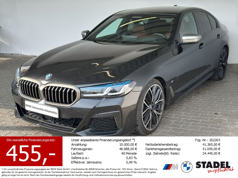 BMW M550i xDrive Lim. Navi.Laser.Standhz.HuD.ACC.RFK