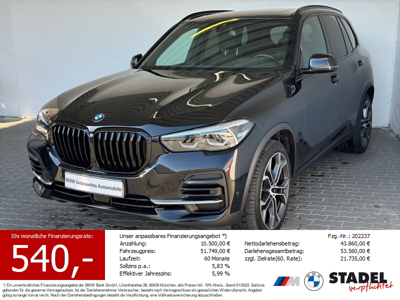 BMW X5 xDrive30dA Navi.LED.HuD.ACC.Pano.RFK.MemorySz