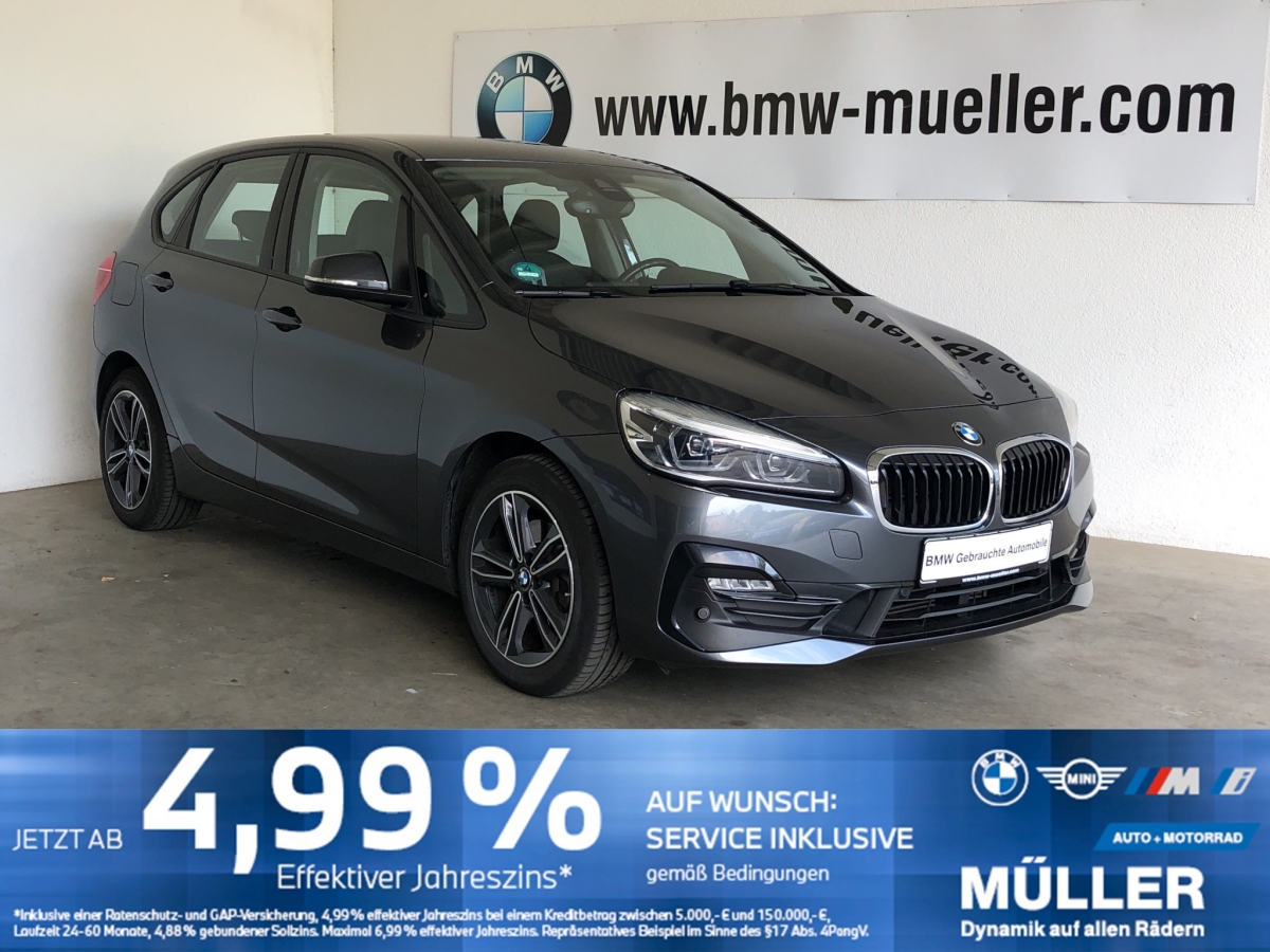 BMW 220i Active Tourer Sport Line AHK/NAVI/MEMO/LED